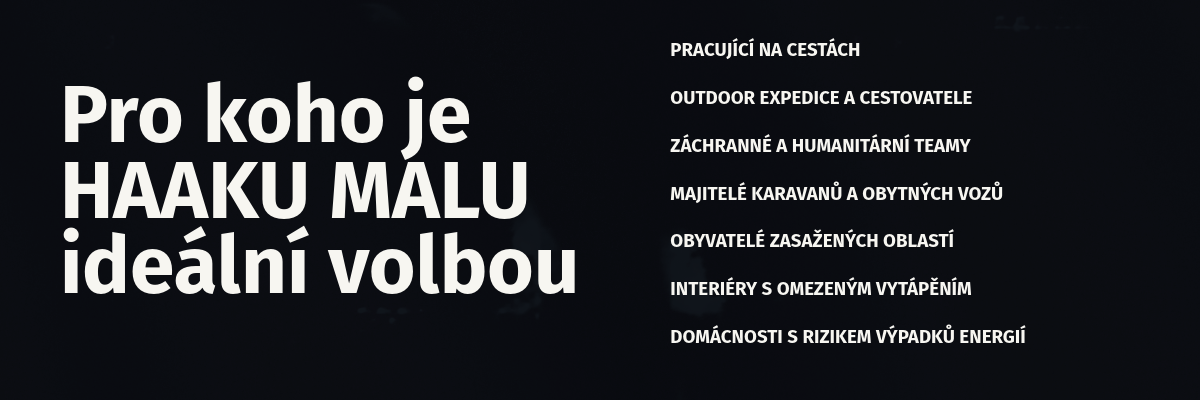 Pro koho je HAAKU MALU IDEALNI VOLBOU