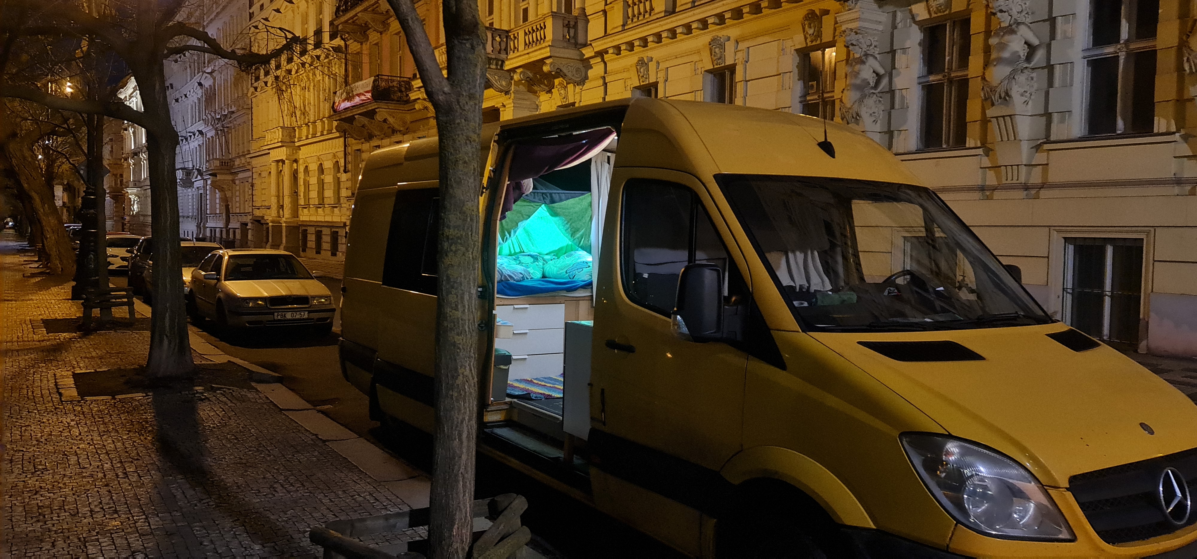 Stan HAAKU je velice diskrétní a je tedy možné přespat i ve městě