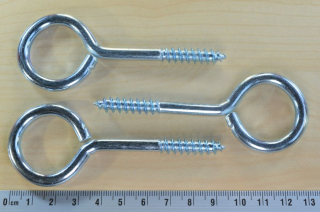 Oko s vrutem 60x25mm - 1ks