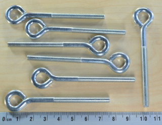 Oko s metrickým závitem M5x60mm - 1ks