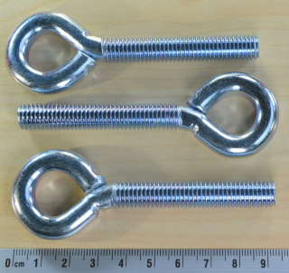 Oko s metrickým závitem M10x60mm - 1ks