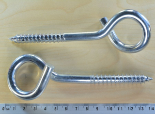 Hák houpačkový s vrutem 8.8x140mm - 1ks