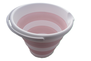 Kbelík, skládací, kulatý