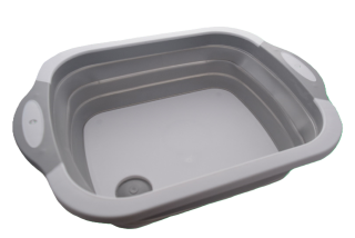 Skládací dřez se zátkou