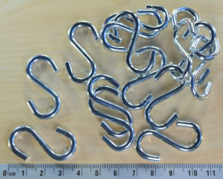 S hák 4mm - 1ks